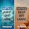 Signmission Keep Off Maintenance Access Only OSHA Notice Sign, Plastic, 7in W x 10in L, 2PK OS-2PACK-NS-P-710-V-13825 - alternate 6